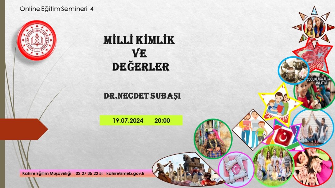 Milli Kültür ve Değerler Seminerimizi Gerçekleştirdik